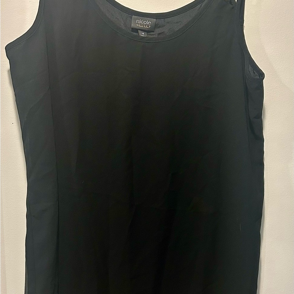 Nicole by Nicole Miller Elegant Black Top